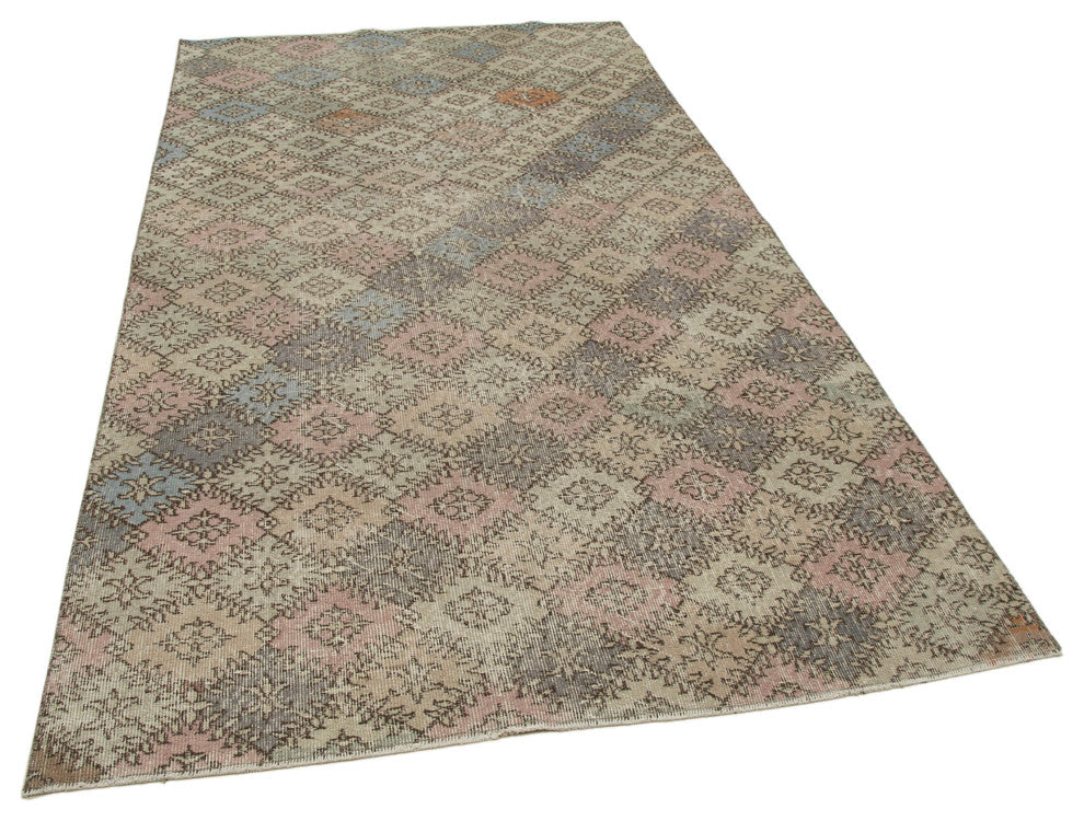 Rug N Carpet - Handmade Oriental 4' 11'' x 9' 3'' Unique Area Rug
