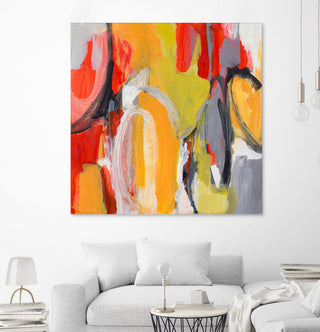 City Symphony I - 54 x 54 by Lanie Loreth