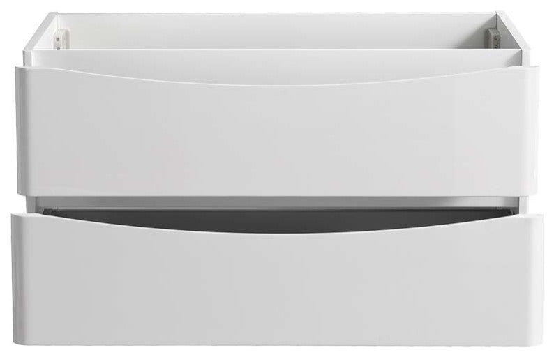 Fresca Tuscany 36" Gloss White Wall Hung Cabinet