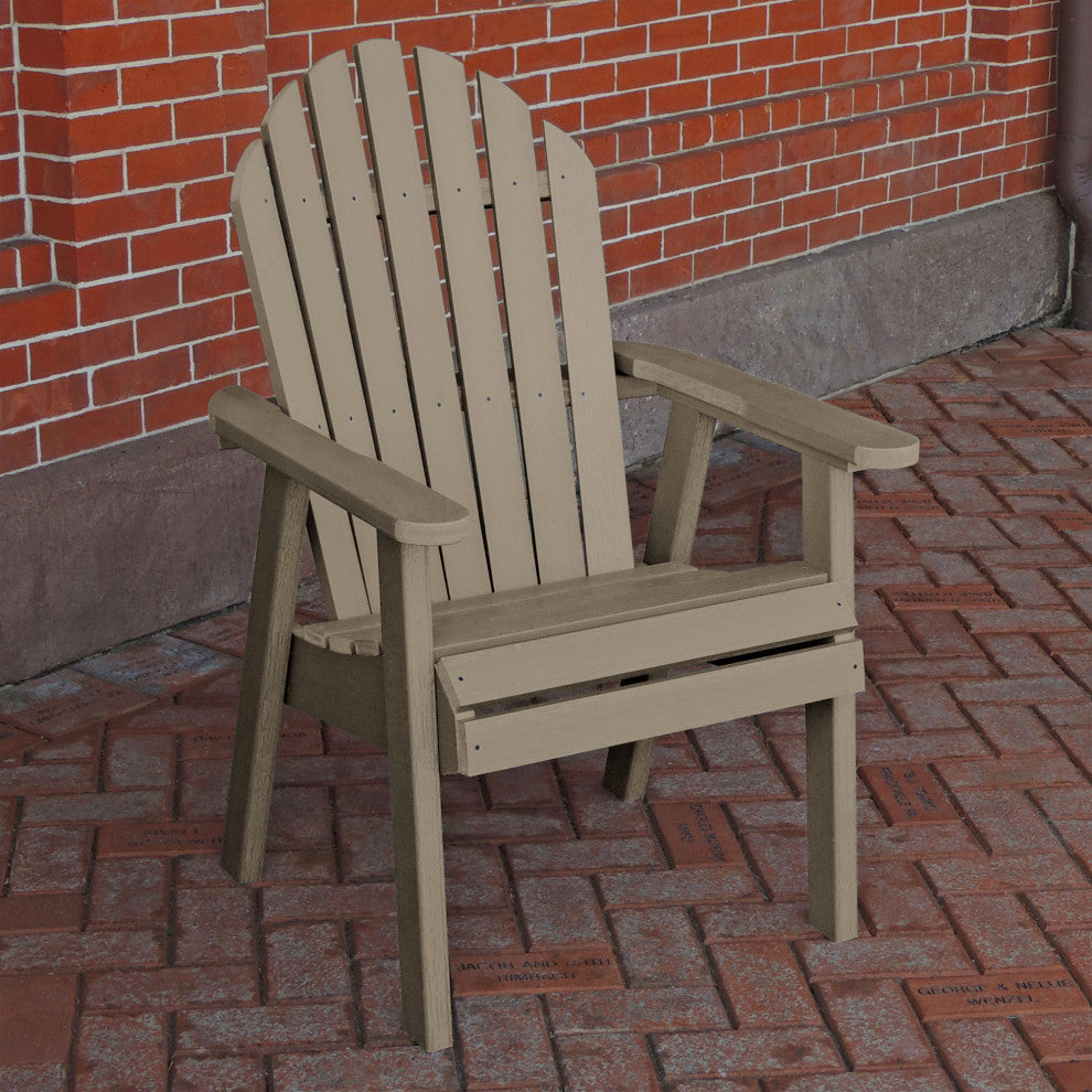 Sequoia Muskoka Adirondack Deck Dining Chair, Woodland Brown
