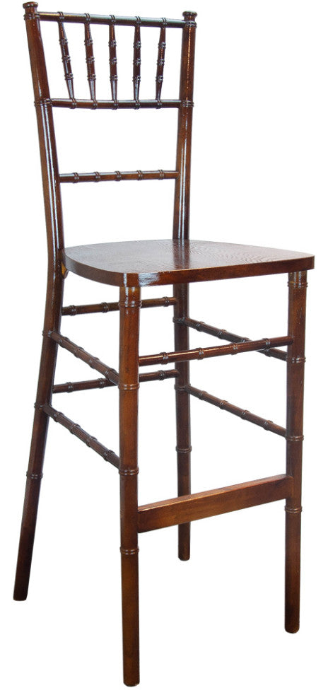 Advantage Chiavari Bar Stools, Fruitwood