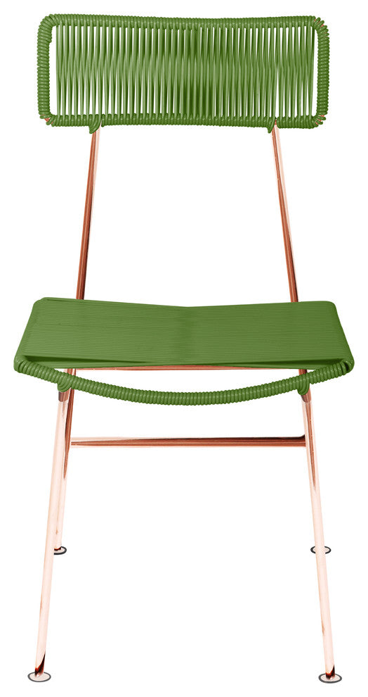 Hapi Indoor/Outdoor Handmade Dining Chair, Cactus on Copper