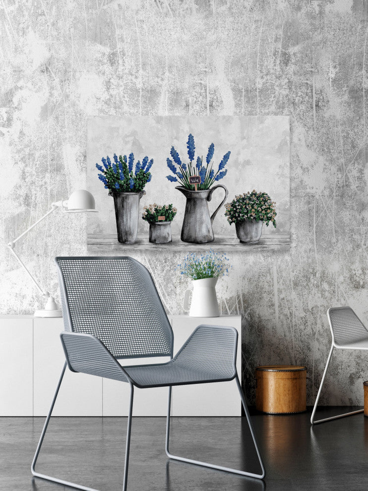 "Stunning Lavender" Painting Print on Wrapped Canvas