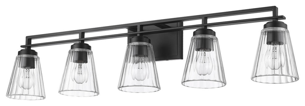 Z-LITE 5-Light Vanity, Matte Black