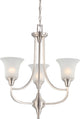 Surrey 3 Light - Chandelier With Frosted Glass