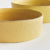 Studio Decorative Yellow Low Bowls