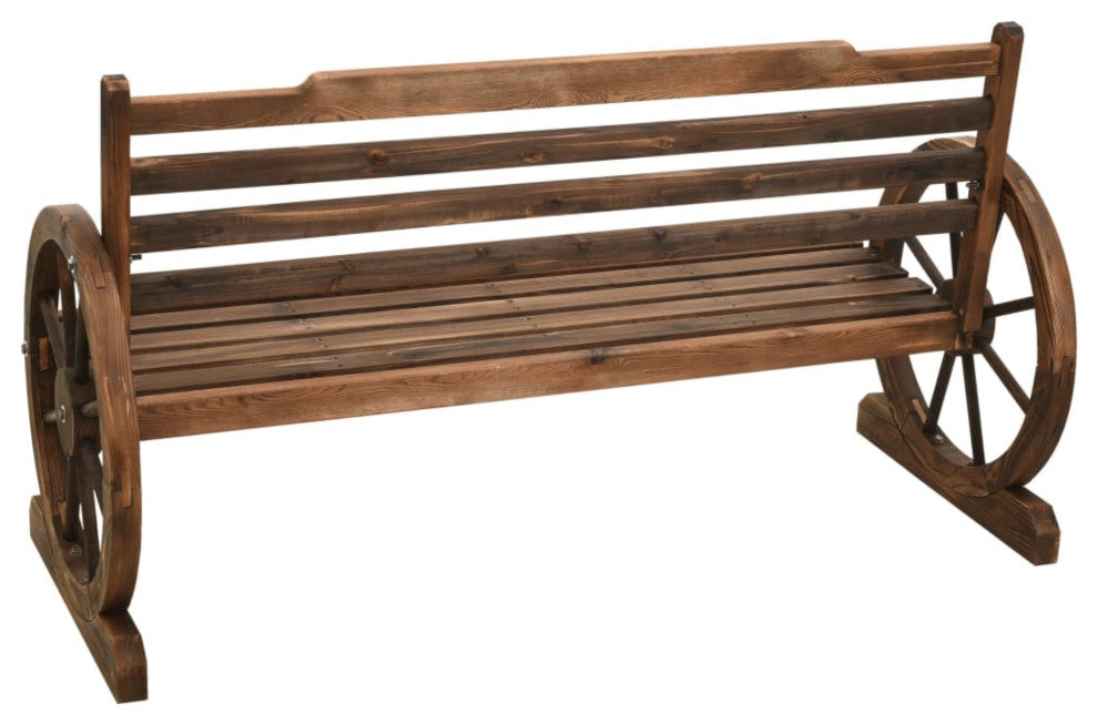 Vidaxl Garden Bench 55.9" Solid Firwood