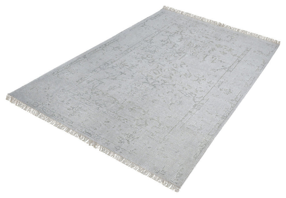 Belleville Handknotted Wool and Bamboo Viscose Rug