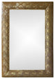 Galvanized Gold Mirror Metal Rectangular Wall Mirror 39"H26"W