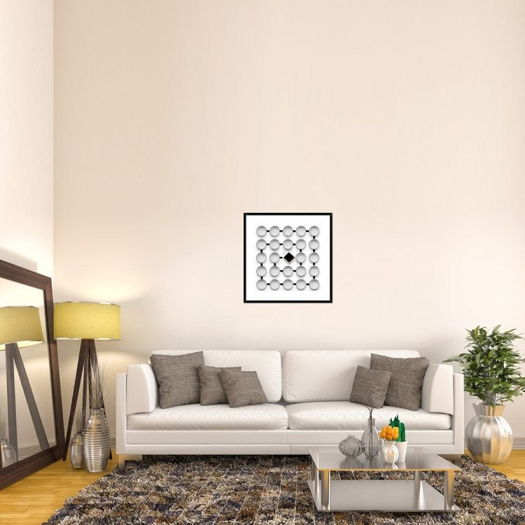 "Helix 2" Framed Digital Print by Wieteke De Kogel, 29x30"
