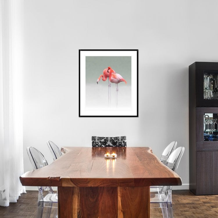 "Just We Two" Framed Digital Print by Anna Cseresnjes, 33x38"
