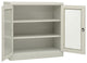 vidaXL Office Cabinet Storage Cabinet Home Display Cabinet Light Gray Steel