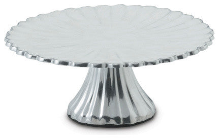 Peony 10" Cake Stand, Snow