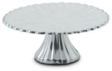 Peony 10" Cake Stand, Snow