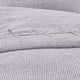 Grant 5-Piece Striped Linen Duvet Set, Charcoal, King