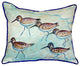 Sandpipers Small Indoor/Outdoor Pillow 11x14 - Set of Two