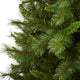 6' Slim West Virginia Mountain Pine Faux Xmas Tree With 629 Bendable Branches