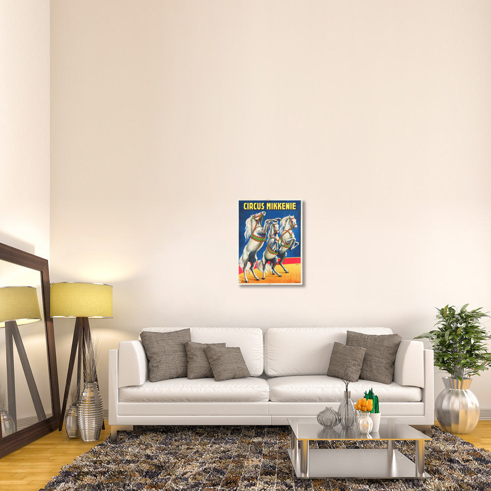 "Circus Mikkenie" Stretched Canvas Giclee by Hollywood Photo Archive, 23"x30"