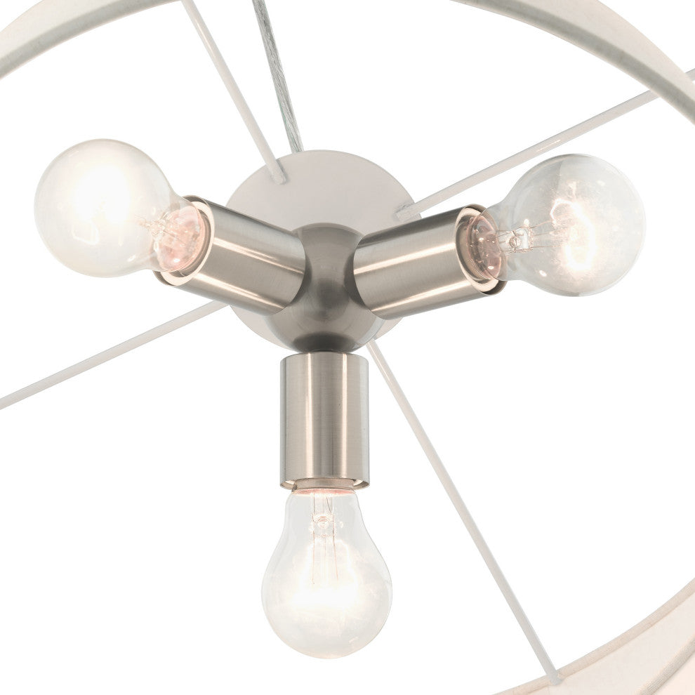 Brushed Nickel Casual, Transitional, Versatile, Minimal Pendant