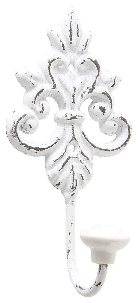 Chateaux Madeline Wall Hooks With Porcelain Caps