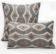 Desmond Red Diamond Pillow 12x20, with Polyfill Insert
