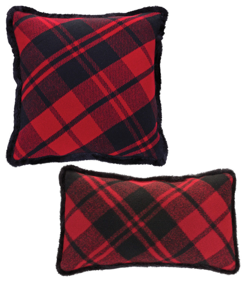 Plaid Pillow, 2-Piece Set