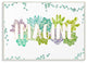Stupell Industries Imagine Succulent Flowers Green Purple, 13 x 19
