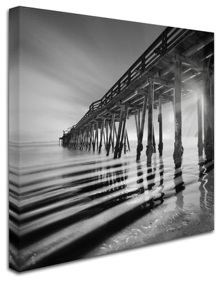 "Pier and Shadows" Canvas Art by Moises Levy