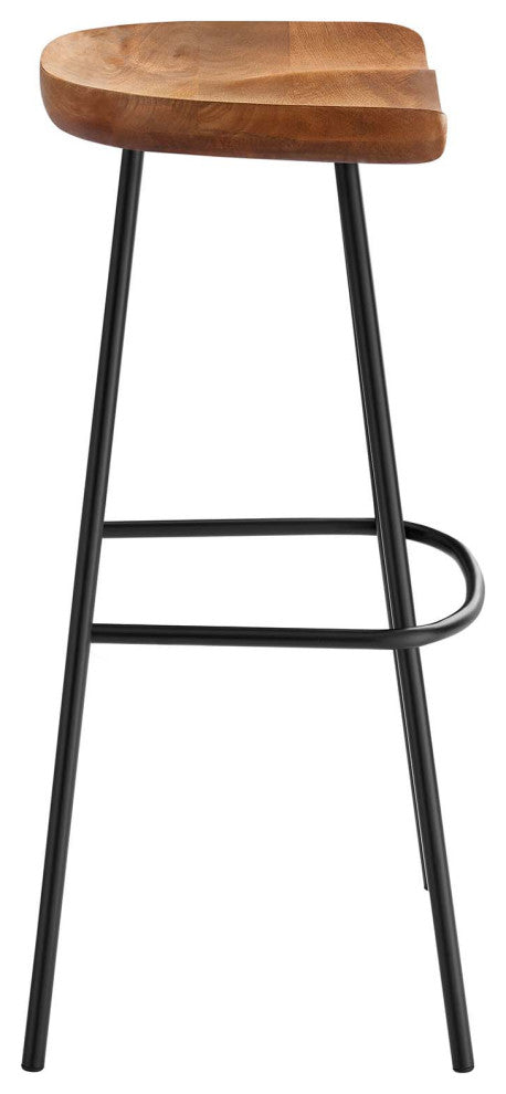 Concord Backless Wood Bar Stools - Set of 2