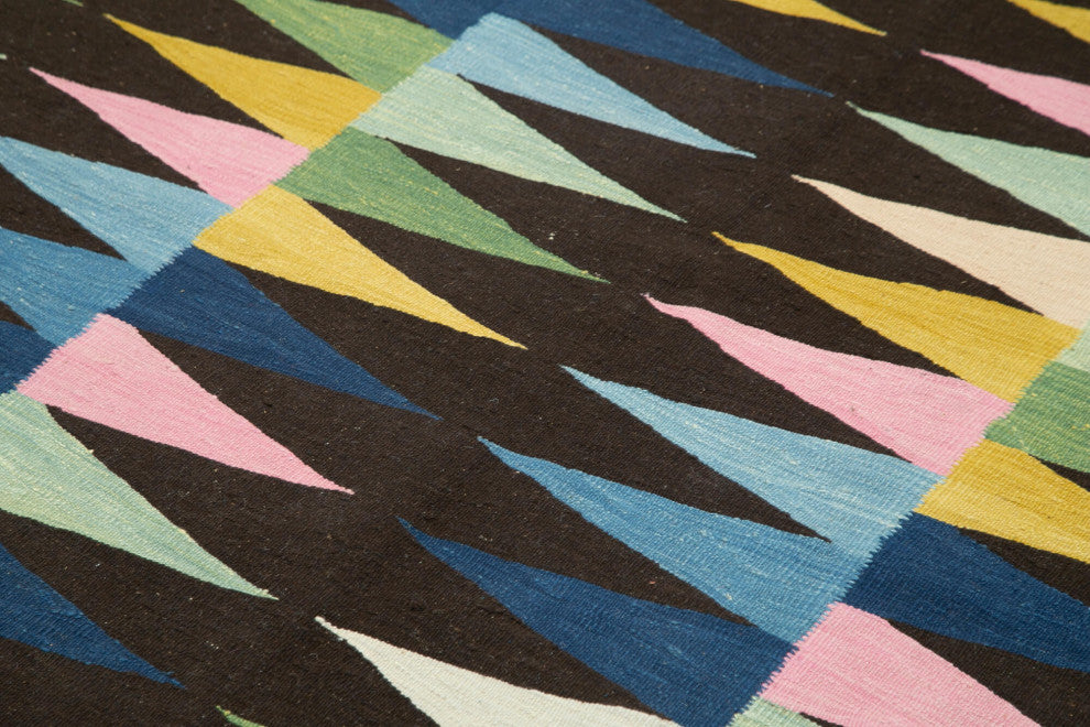 Rug N Carpet - Hand-knotted Turkish 5' 10'' x 8' 2'' Unique Wool Kilim Rug