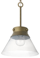 POINT DUMEÂ® Tapia Trail Collection Aged Brass Semi-Flush Convertible