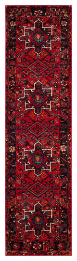 Safavieh Vintage Hamadan Colllection, VTH211 Rug, Red/Multi, 2'3"x8'