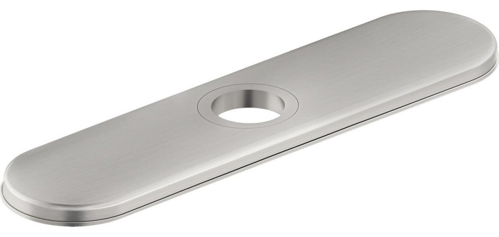 LK134LS Elkay 3-Hole Deck Plate/Escutcheon, Lustrous Steel (LS)