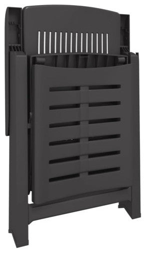 vidaXL Sun Lounger Patio Furniture Outdoor Lounge Chair Anthracite Plastic