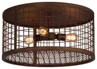 24W Paloma Golpe Flushmount