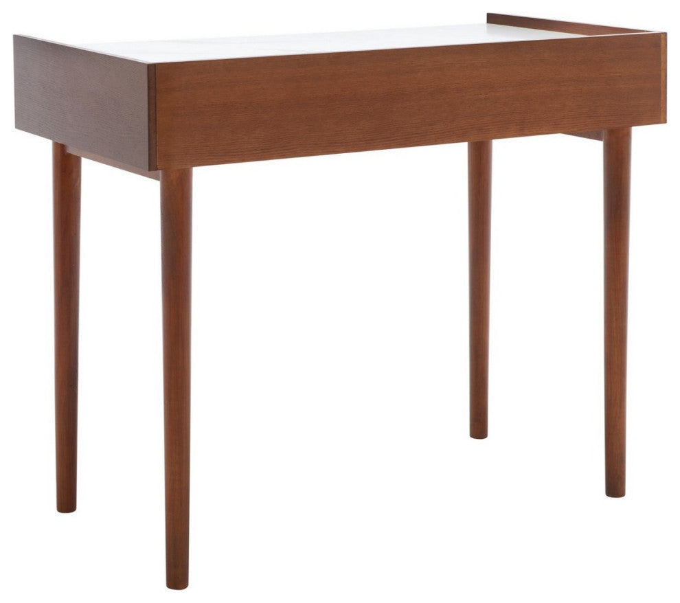 Safavieh Henley 2 Drawer Desk, White Marble