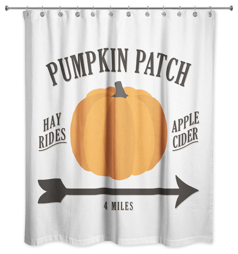 Pumpkin Patch Shower Curtain