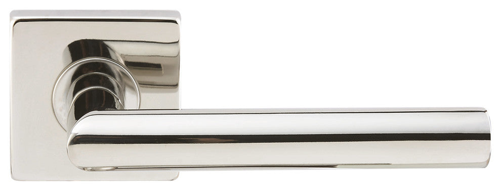 Frankfurt Lever, Tubular Privacy, Backset, Polished Stainless Steel