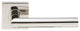 Frankfurt Lever, Tubular Privacy, Backset, Polished Stainless Steel