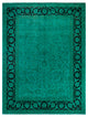 Fine Vibrance, One-of-a-Kind Hand-Knotted Area Rug Green, 9' 3" x 12' 3"
