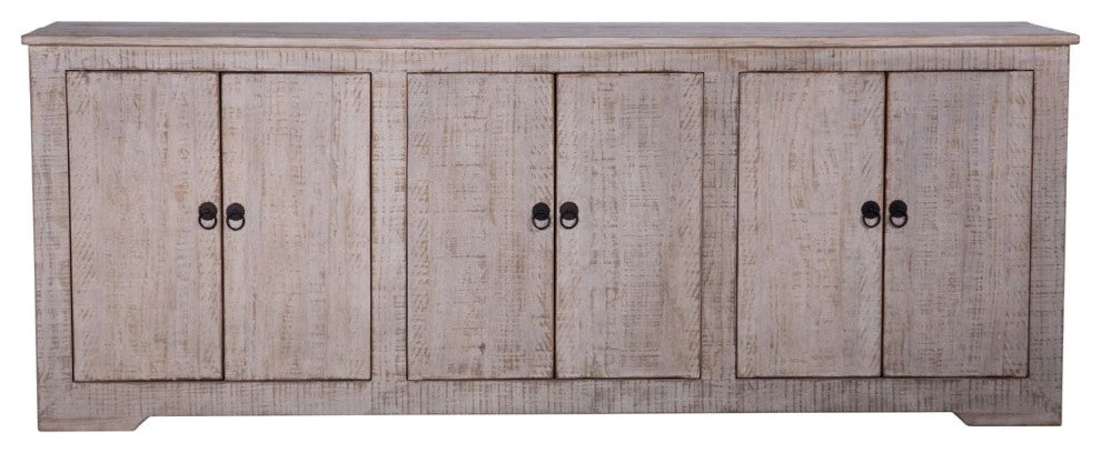 83"³ Reclaimed Wood Nico 6 Door Sideboard