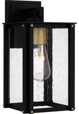 Robbins 1-Light Outdoor Wall Mount in Matte Black