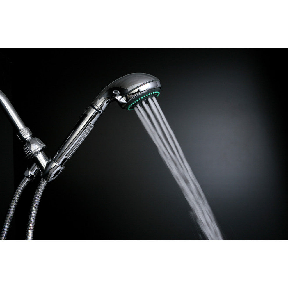 Kingston Brass 5 Setting Hand Shower Set, Polished Chrome