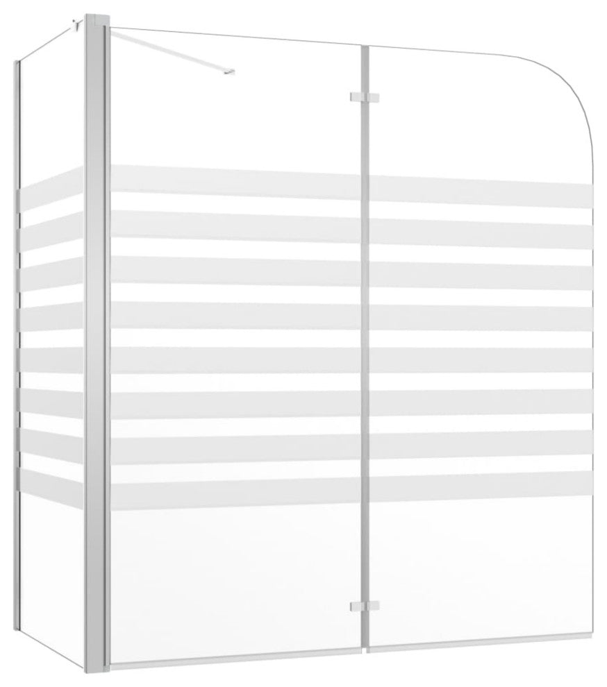 Vidaxl Bath Enclosure 47.2"x26.8"x51.2" Tempered Glass Stripe