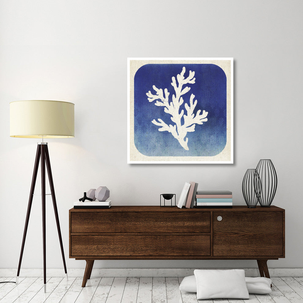 "Watermark Coral" Digital Paper Print by Studio Mousseau, 42"x42"