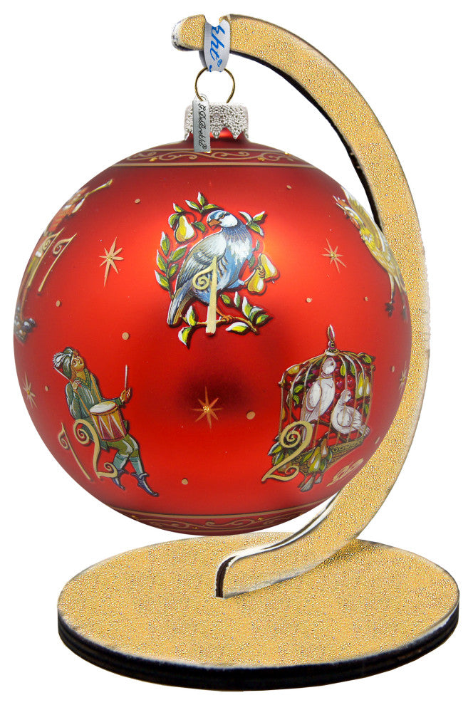 12 Days Of Christmas Glass Le