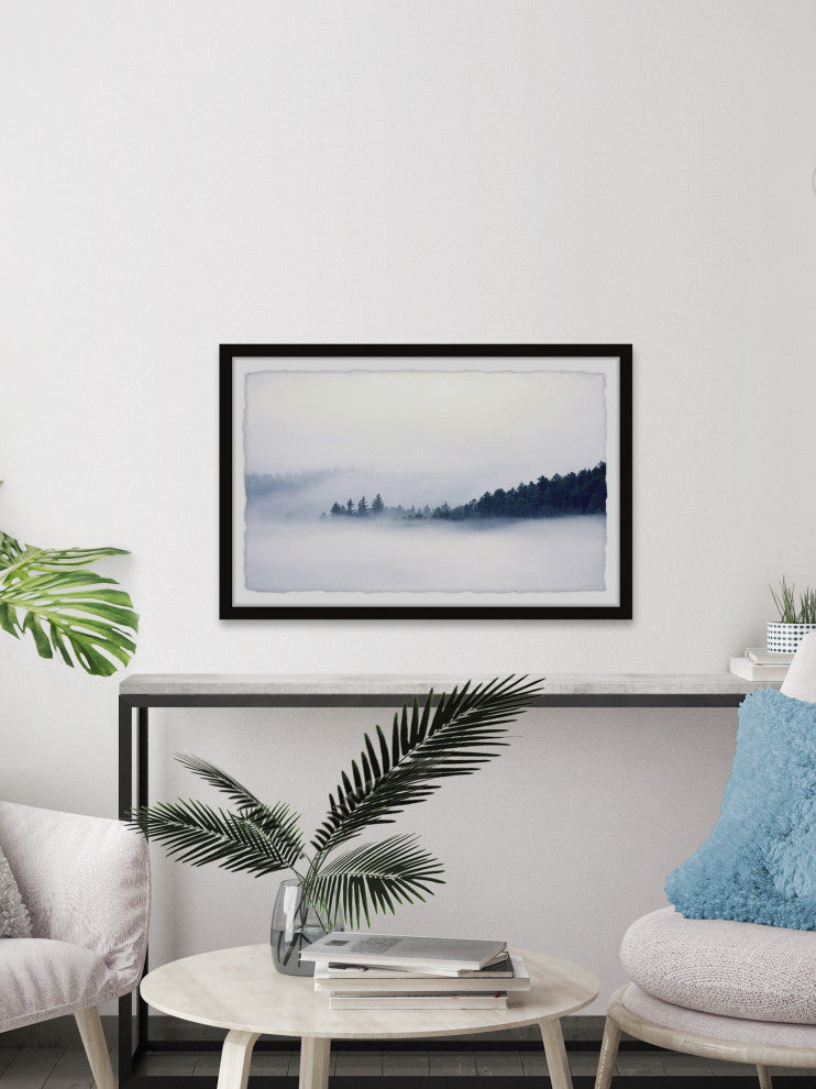 "Above the Sea of Fog" Framed Painting Print, 45x30