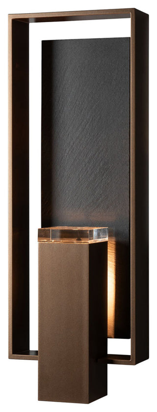 Shadow Box Large Outdoor Sconce, Coastal Bronze/Slate/Dark Sky Friendly
