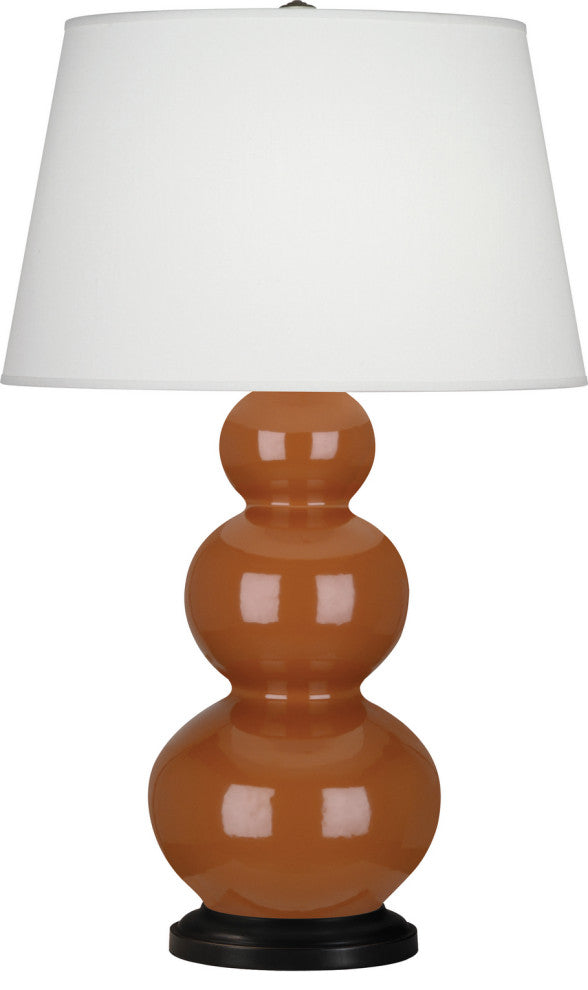 Robert Abbey RA-345X 1-Light Table Lamp, Triple Gourd