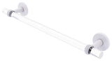 Clearview 36" Towel Bar with Twisted Accents, Matte White